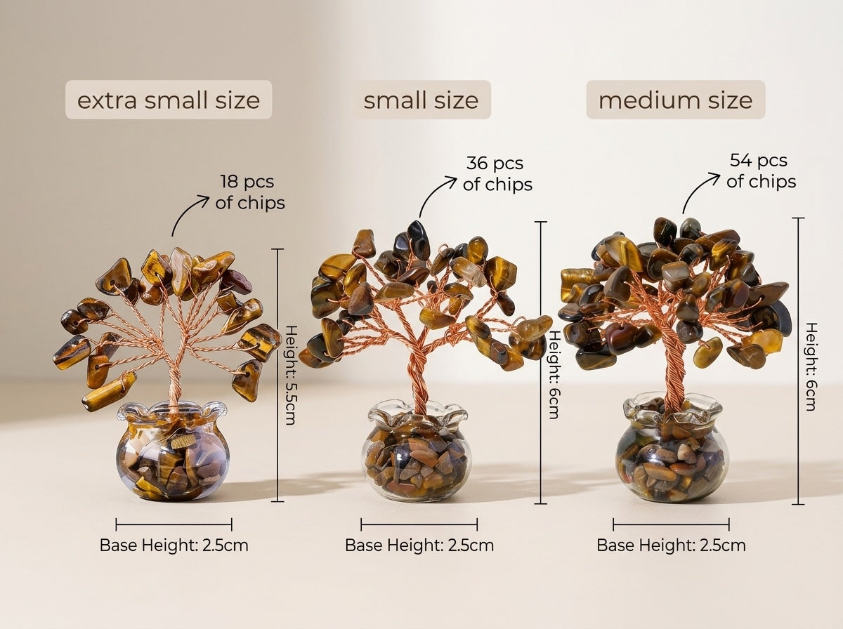 Natural crystal tree mini treasure bowl, feng shui decoration